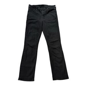 MOTHER Women's Black Straight Leg Jeans